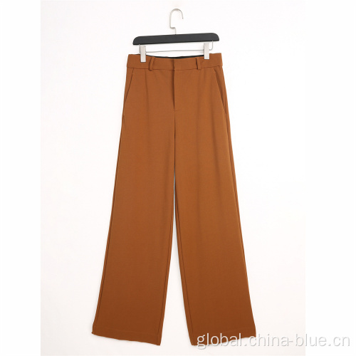 Ladies Knitted Pants in H Line Ladies high quality knitted pants Factory